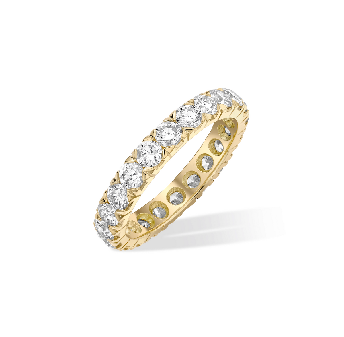 V claw Diamond full eternity ring