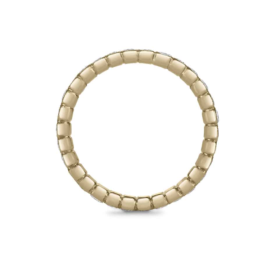 Diamond cup full eternity ring
