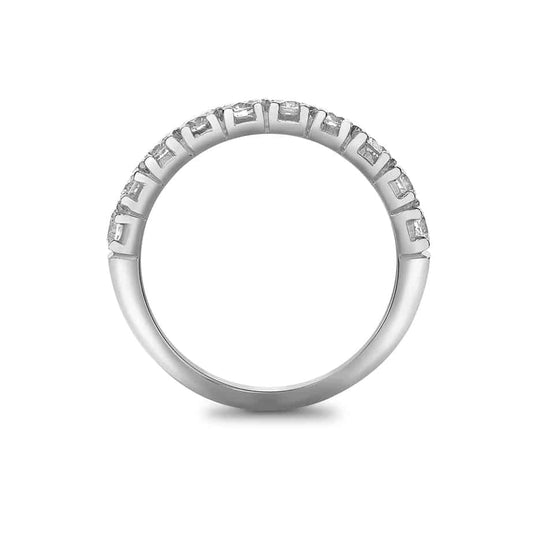 Castle half eternity ring