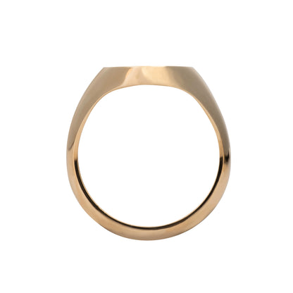 Oval Signet ring (14.5mm x12.5mm)