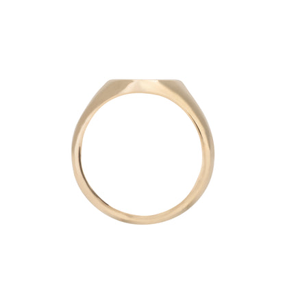 Oval Signet ring (11.5mm x 9.5mm)