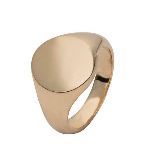 Oval Signet ring (12.5mm x 11mm)