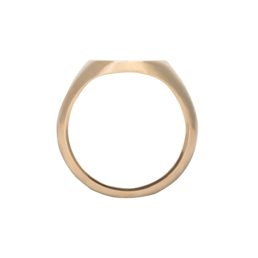 Oval Signet ring (12.5mm x 11mm)