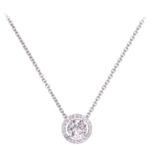 Diamond cluster pendant
