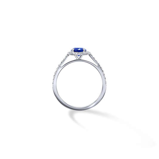 Leyla Sapphire Halo