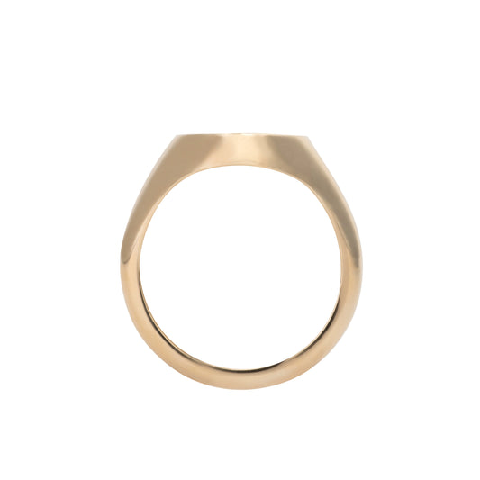 Large Oval Signet ring  (16mm x 13mm)