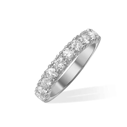 Castle half eternity ring
