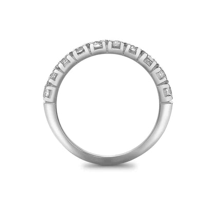 Castle half eternity ring