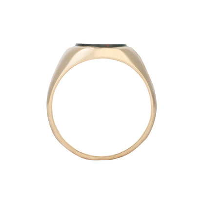 4083 oval bloodstone signet ring