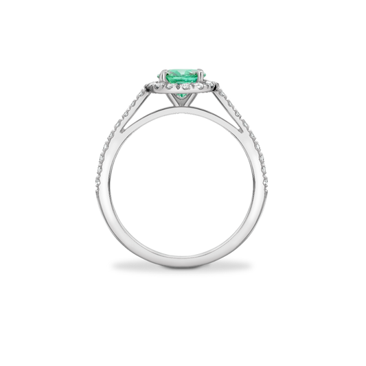 Leyla mint tourmaline ring