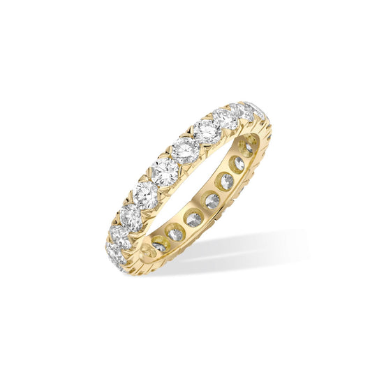 Yellow gold diamond eternity ring selected by Tom
